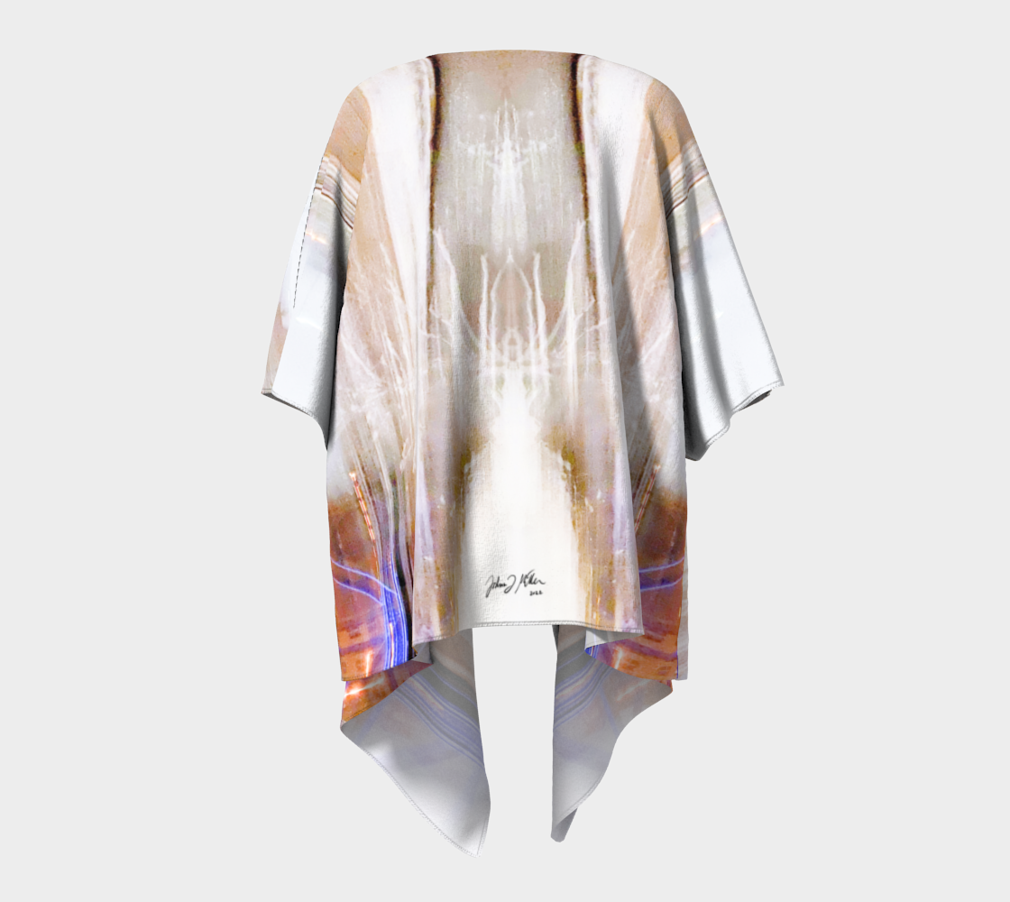 Neon Snow Draped Cardigan - Fall/Winter 2022