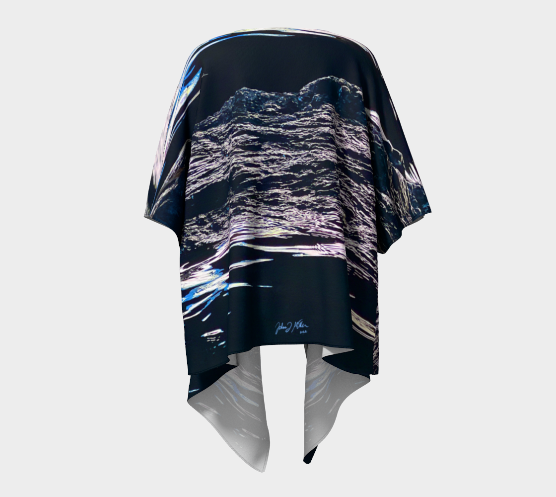 Dark Waters Draped Cardigan - Fall/Winter 2022