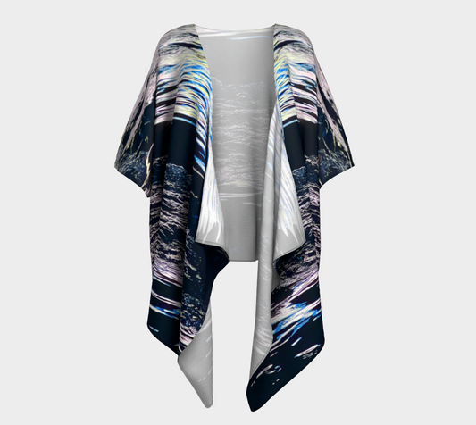 Dark Waters Draped Cardigan - Fall/Winter 2022