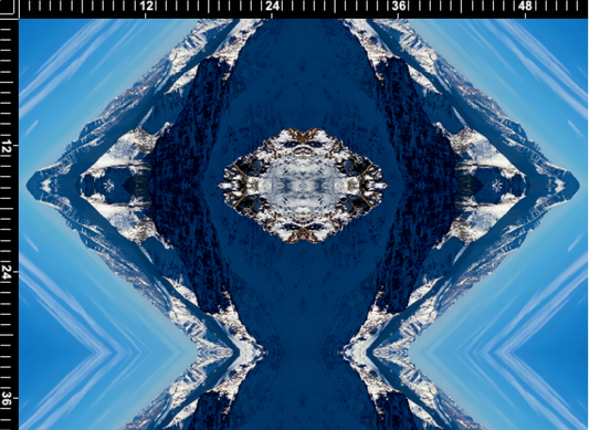 Continental Divide - Wearable Photos Fabric